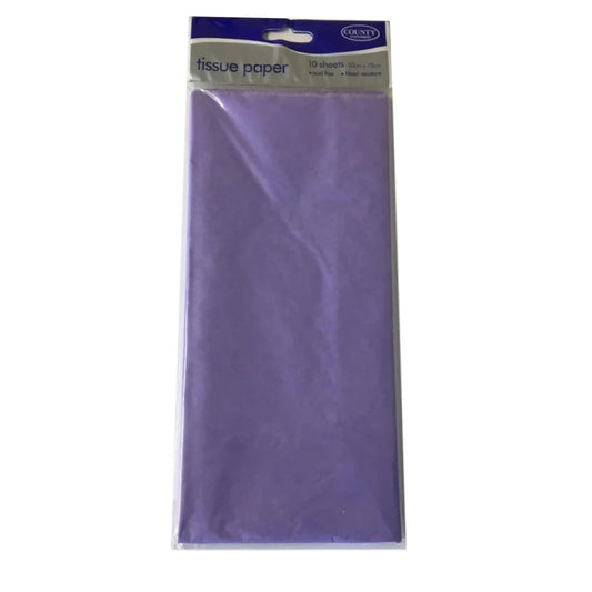 Tissue Paper 10 Sheets 50x75cm LILAC