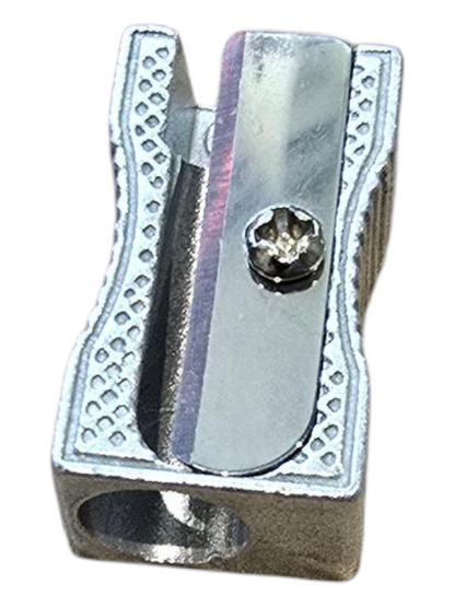 Essentials Zinc Pencil Sharpner