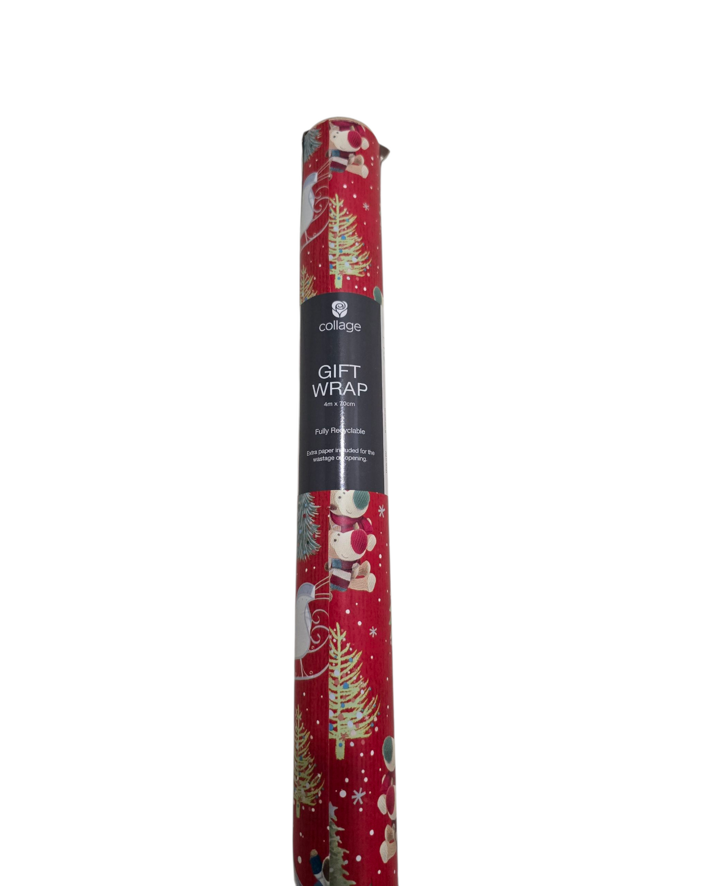 Reindeer and Boofle Design Christmas Roll Wrap