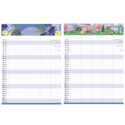 Tallon 2027 Organiser Calendar with Shopping List & Notes