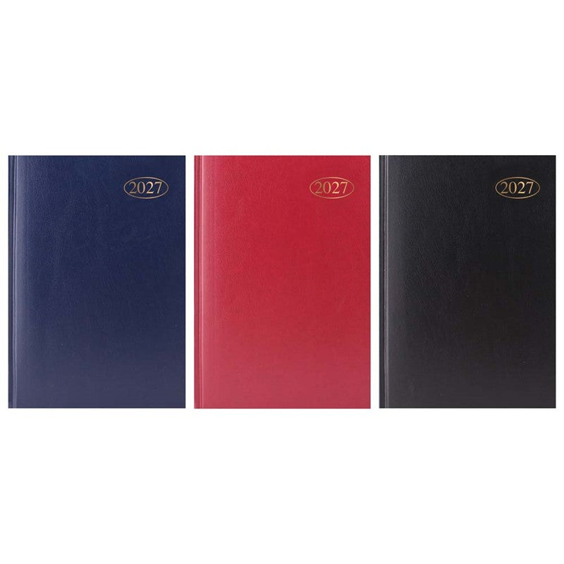 Tallon 2027 A5 Week to View Hardback Diary – Assorted Colours