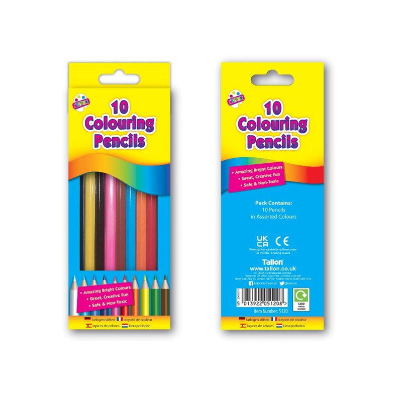 5013922051208-10 Colouring Pencils