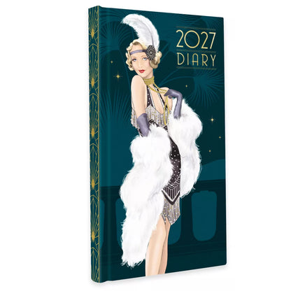 Art Deco 2027 SLIM Weekly Diary Claire Coxon Hardback Pocket Planner