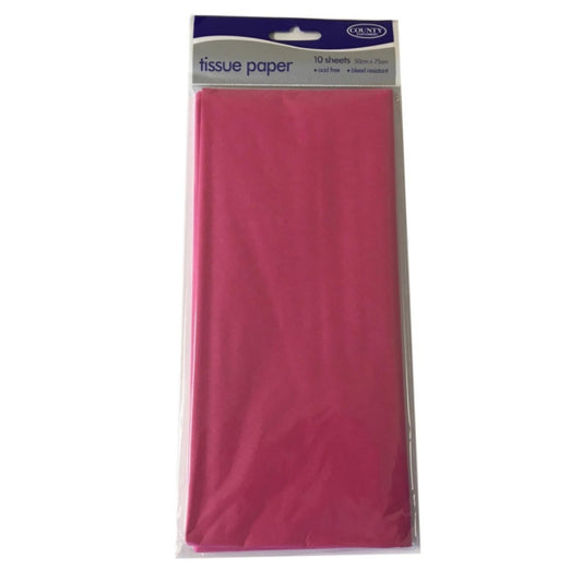Tissue Paper 10 Sheets 50x75cm CERISE