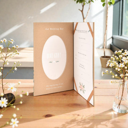 A4 Wedding Certificate Holder Book – Floral