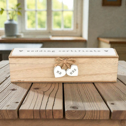Love Story Wedding Certificate Holder