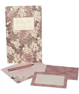 DESIGN BY VIOLET WRITING SET POUCH - FOXGLOVE
